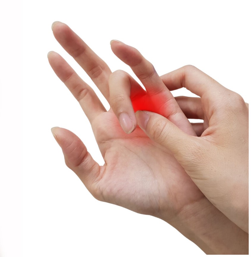 Trigger finger — locking finger